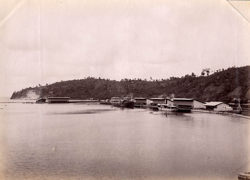 [Unidentified coastline, Indonesia].