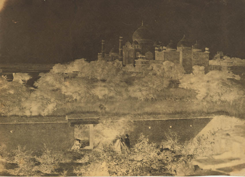 [The Taj Mahal from the east].