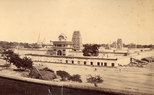 [Bindrabund, Group of modern temples, built by Seth Luchnee Chund].