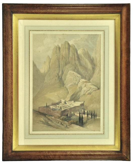 Original hand-coloured lithograph on fine paper mounted on card as issued from the subscription edition of Roberts' Egypt and Nubia.