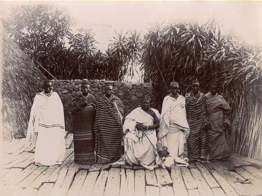 Nachago Sultan and his six wives.