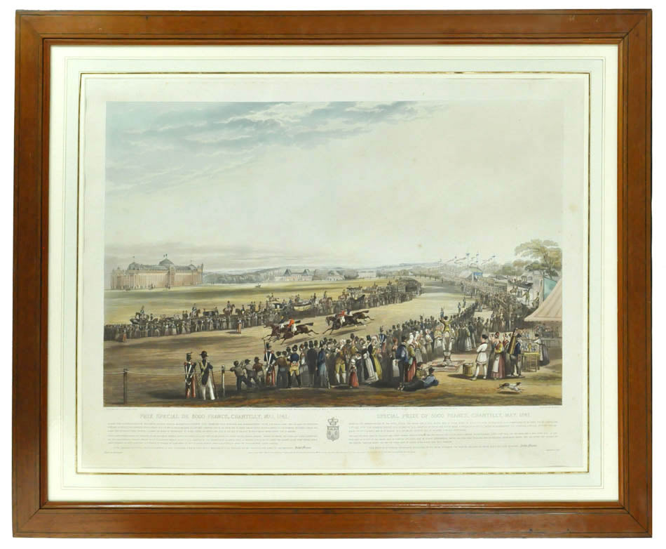 Two subscriber's proofs, with title and text in both French and English, aquatint engravings, part-printed in colours à la poupée