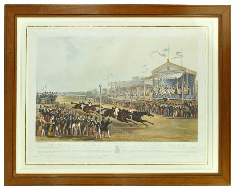 Two subscriber's proofs, with title and text in both French and English, aquatint engravings, part-printed in colours à la poupée