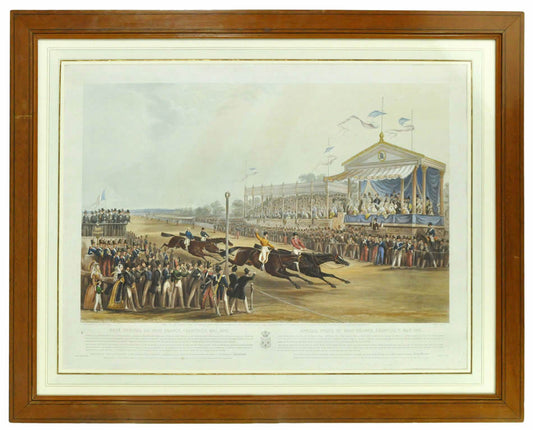 Two subscriber's proofs, with title and text in both French and English, aquatint engravings, part-printed in colours à la poupée