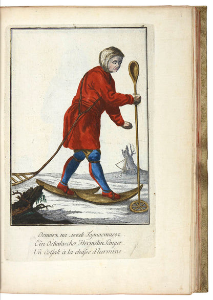 A collection of 90 finely hand-coloured plates published for the Georgi's famous ethnographical work. 