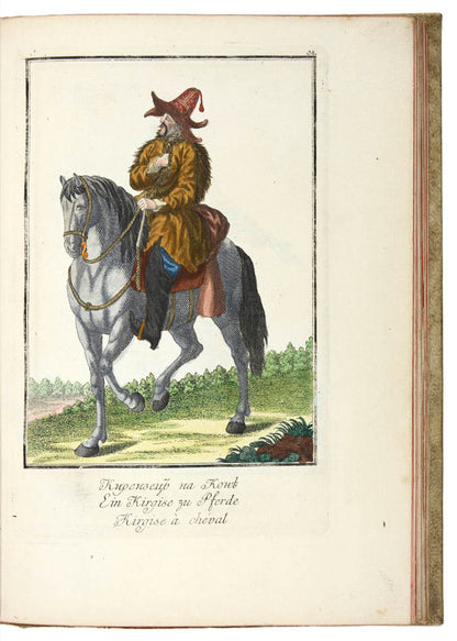 A collection of 90 finely hand-coloured plates published for the Georgi's famous ethnographical work. 