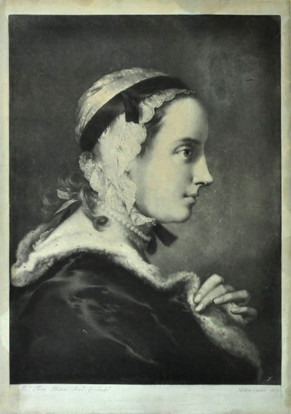 Mezzotints on laid paper, good impressions.