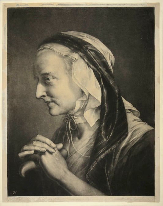 Mezzotints on laid paper, good impressions.