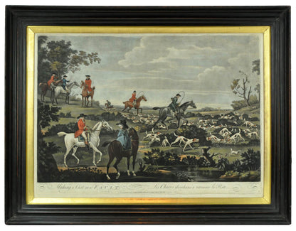 Engravings with mezzotint, fine original hand-colour, fine impressions with margins.