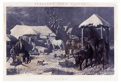 Herring's Farm Scenes: [1] Morning. [2] Evening. [3] Noon. [4] Night.