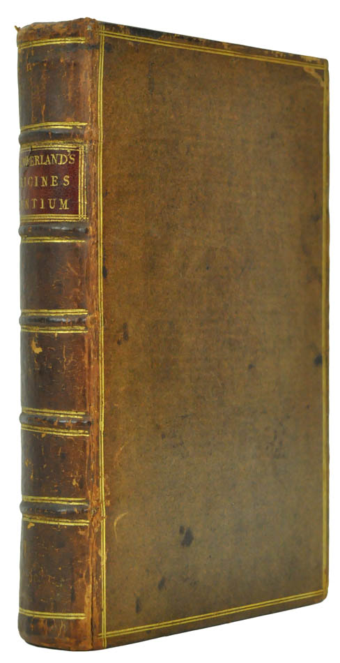or, attempts for discovering the times of the first planting of nations. In several tracts. By the Rt. Revd. R. Cumberland ; contemporary calf gilt.