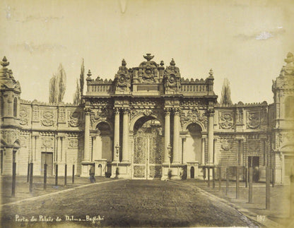 Portal of Dolmabahce Palace, Istanbul.