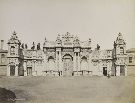 Portal of Dolmabahce Palace, Istanbul.