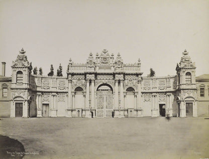 Portal of Dolmabahce Palace, Istanbul.