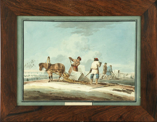 fresh original watercolour, signed by kollman 