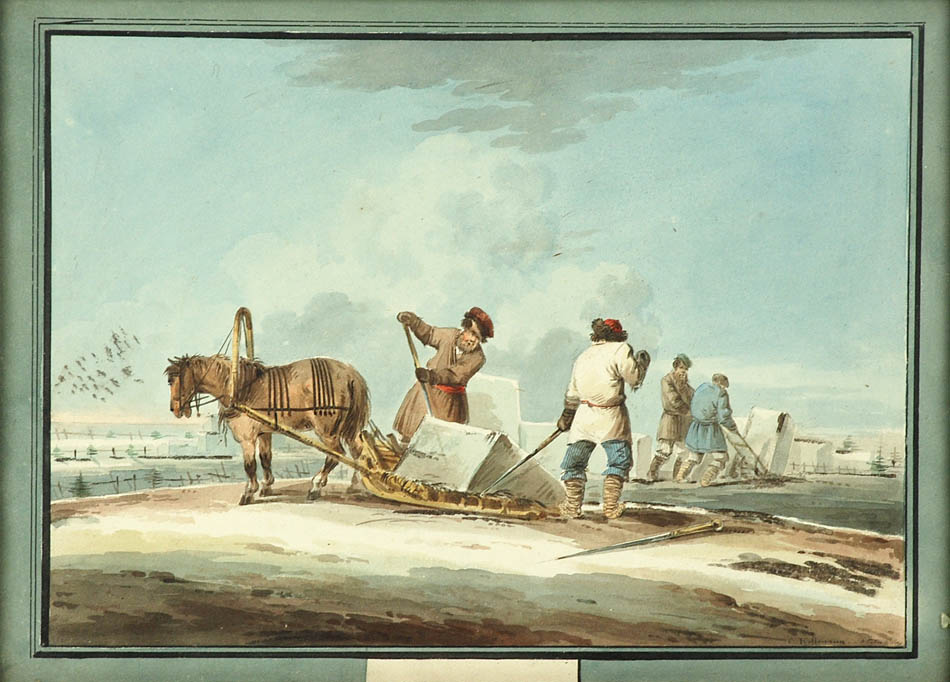 fresh original watercolour, signed by kollman