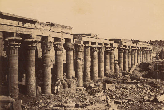 [Colonnade of the Temple of Isis at Philae].
