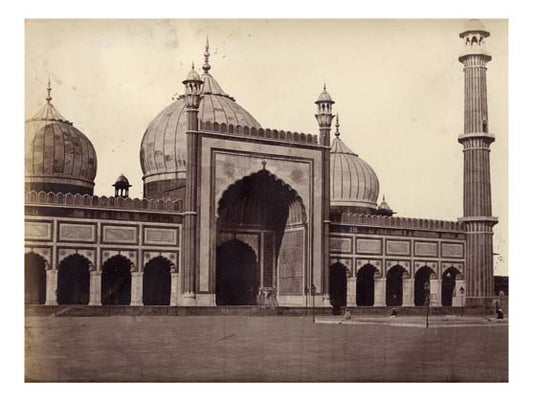 The Jumma Masjid, from the courtyard, Delhi.