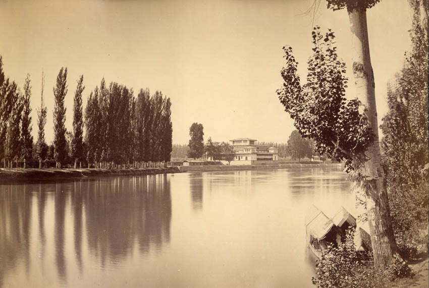 Maharajas palace, Srinagar, Kashmir.