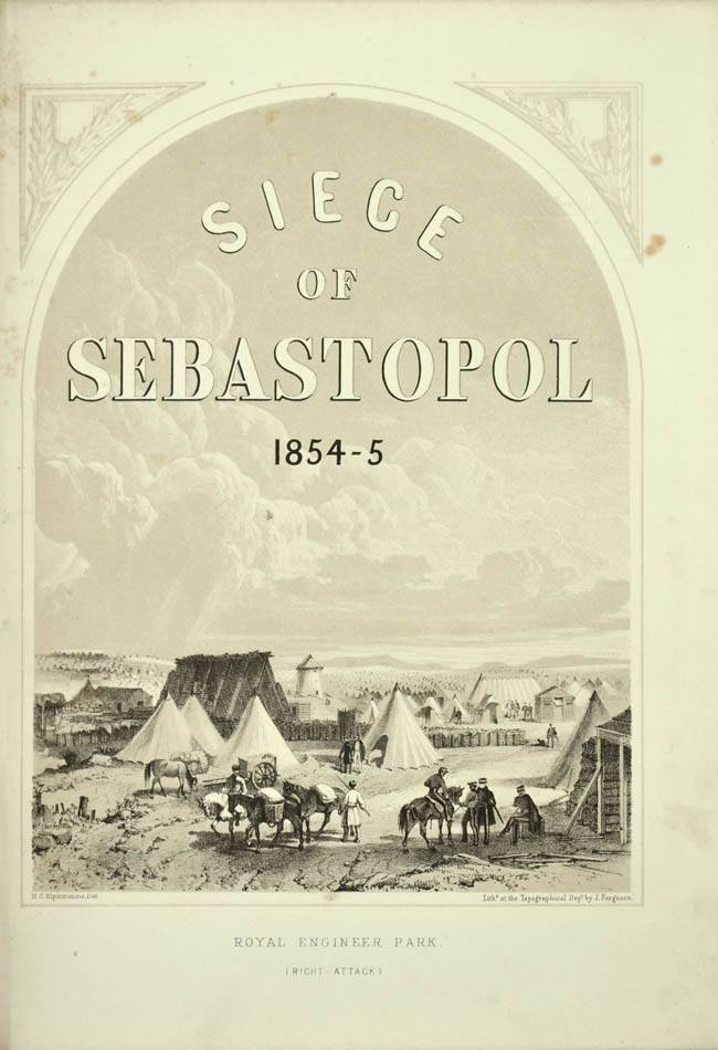 First edition of this large work, a very good copy, complete with the three volumes of text and all maps, plans and views of Sevastopol.