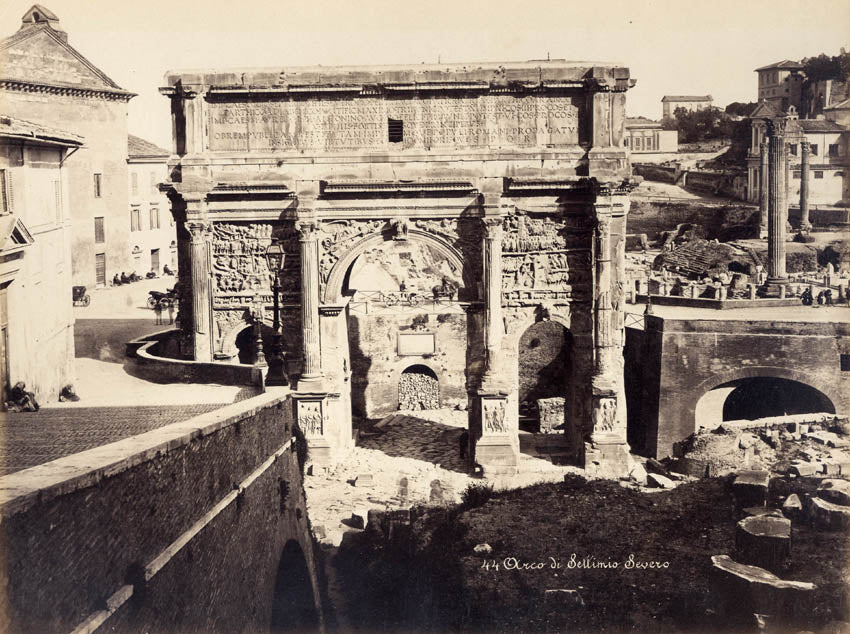 The Arch of Septimus Severus, Rome.