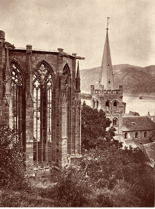 First edition of the noted architect's Rambles in the Rhine Provinces which includes 14 mounted albumen prints, approximately 9 by 11.5cm in size.