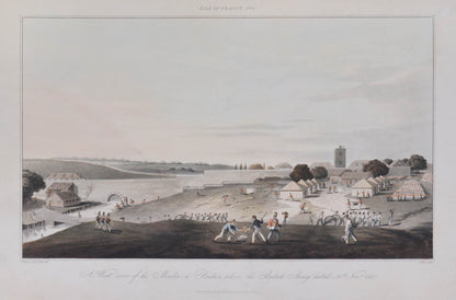 First edition of Eight Views, of the Mauritius by Richard Temple, a scarce set of prints depiction the British Invasion of Mauritius.