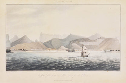 First edition of Eight Views, of the Mauritius by Richard Temple, a scarce set of prints depiction the British Invasion of Mauritius.