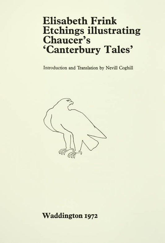 Etchings illustrating Chaucer's Canterbury Tales.