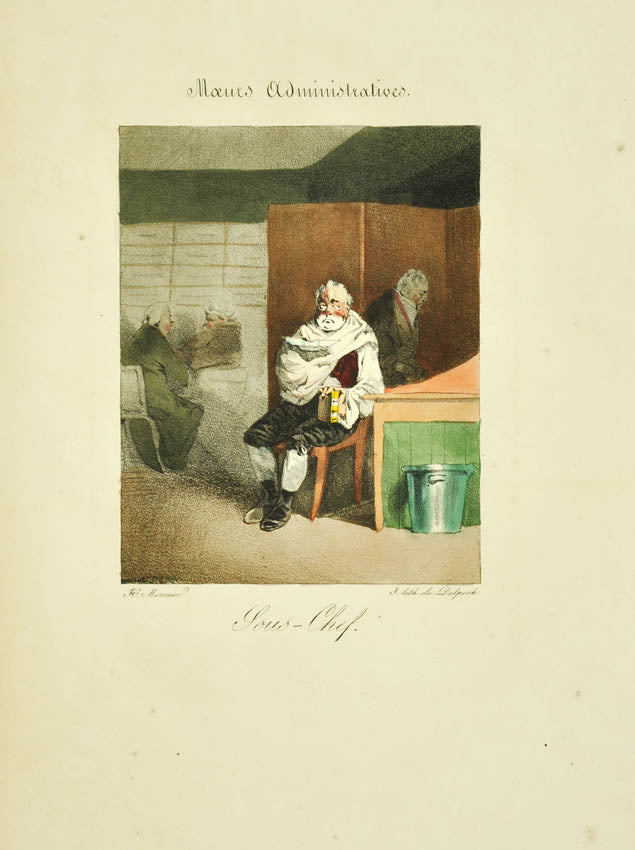 44 hand-coloured lithographed plates on Parisian & London life by Henry Monnier, in which he recorded the manners and life of both cities.
