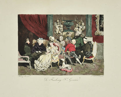 44 hand-coloured lithographed plates on Parisian & London life by Henry Monnier, in which he recorded the manners and life of both cities.