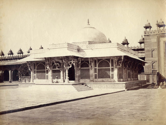 Marble tomb of Sheik Selim Chisti, Futtypore Sikri, Agra, Uttar Pradesh.