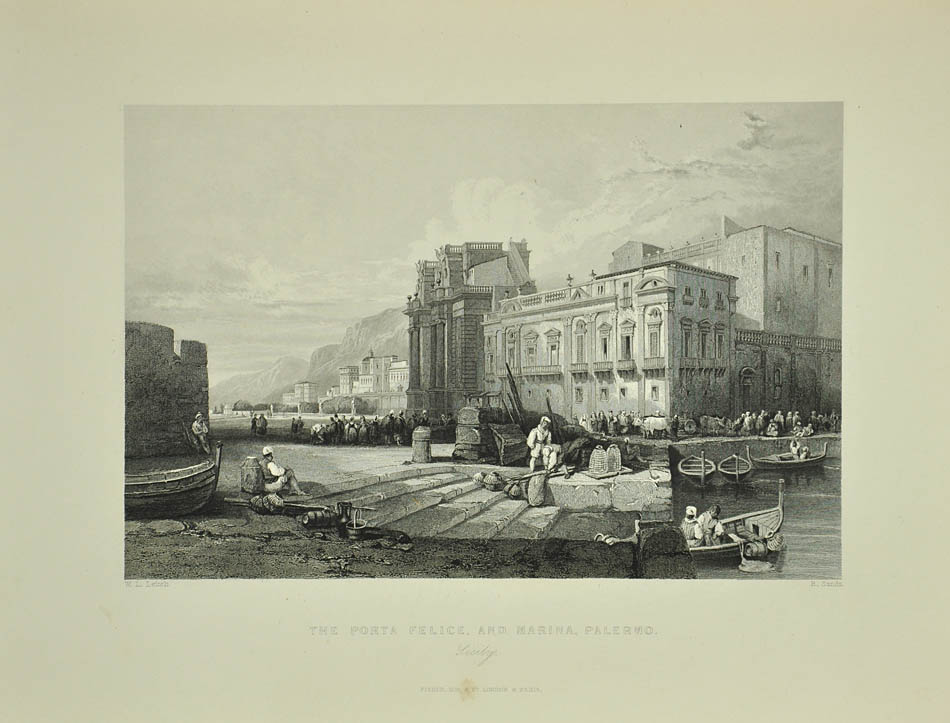 First edition with 62 plates after drawings by Allen, Bartlett and Allom, including views of the Ionian Island, Malta, Gibraltar and Sicily.