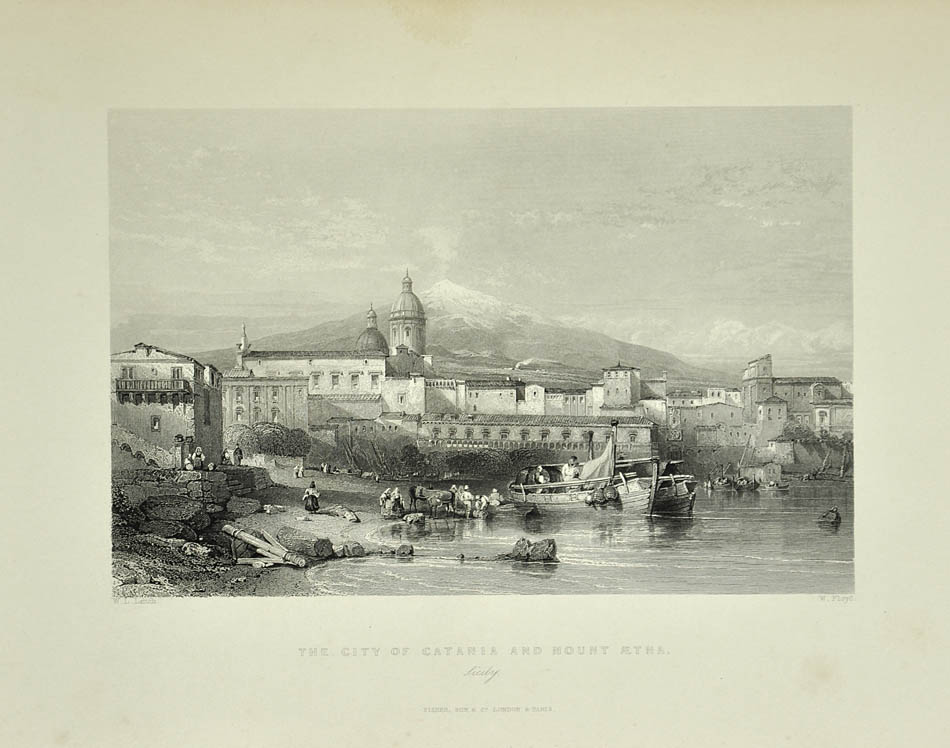 First edition with 62 plates after drawings by Allen, Bartlett and Allom, including views of the Ionian Island, Malta, Gibraltar and Sicily.