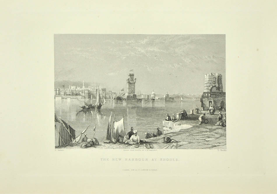 First edition with 62 plates after drawings by Allen, Bartlett and Allom, including views of the Ionian Island, Malta, Gibraltar and Sicily.