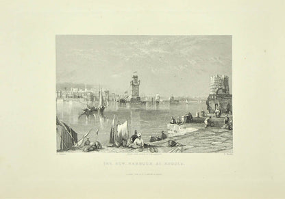 First edition with 62 plates after drawings by Allen, Bartlett and Allom, including views of the Ionian Island, Malta, Gibraltar and Sicily.