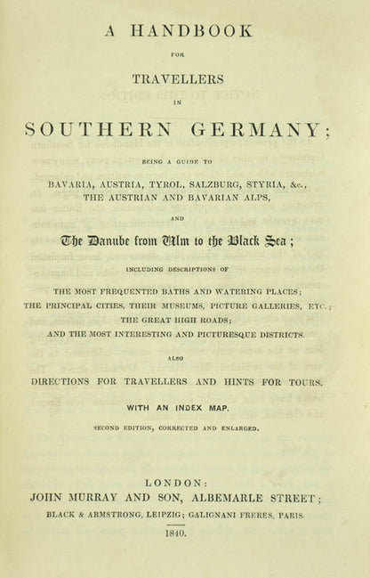 This series was first published in 1837 and was continued up to 1890. This a good example of an early edition.