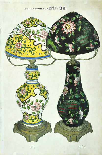 Watercolour Designs for Tiffany Catalogue].