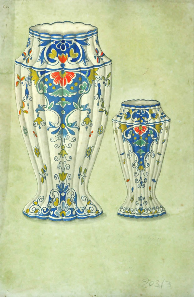 Watercolour Designs for Tiffany Catalogue].