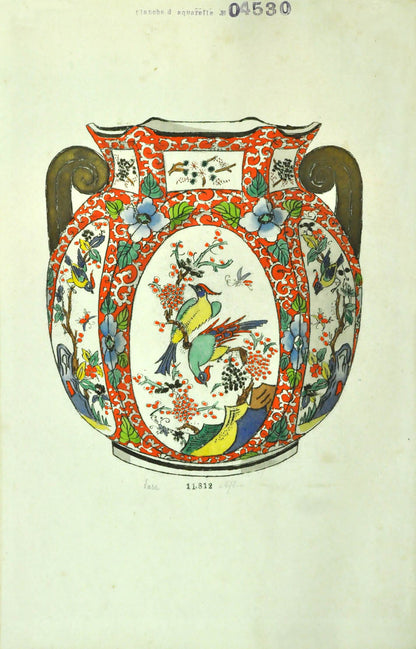 Watercolour Designs for Tiffany Catalogue].