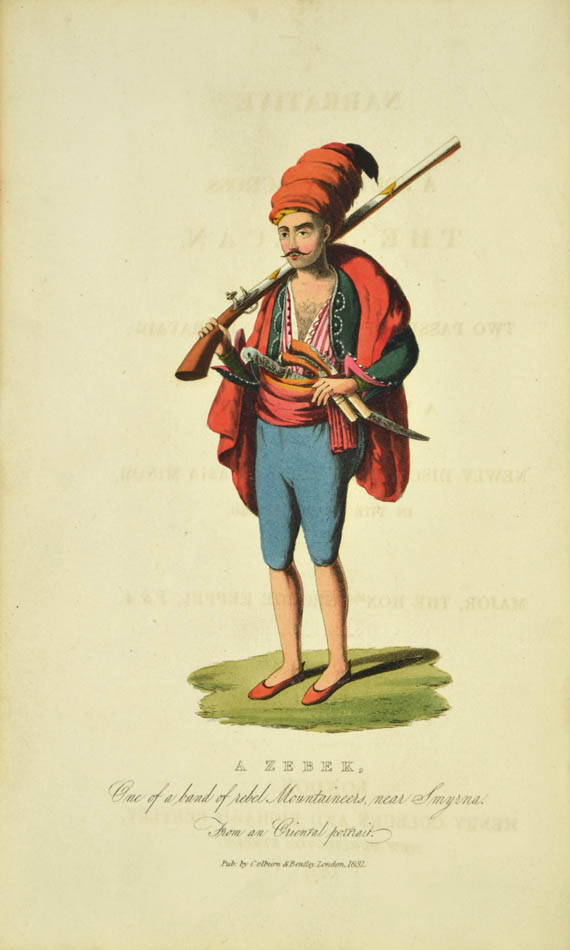 Keppel's second major journey, on which he visited Constantinople, Scutari and Smyrna, following that of his travels home overland from India