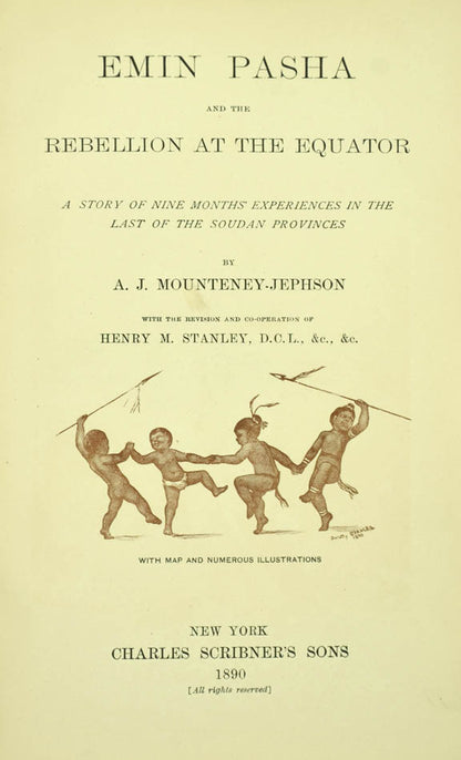 Monteney-Jephson accompanied Stanley on his expedition to rescue Emin Pasah who had succeeded Gordon as governor of Equatoria in Southern Soudan.