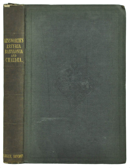 First edition of Ainsworth's account of the Euphrates Expedition.  He was the surgeon and geologist and dedicated his account to the leader Francis Chesney.
