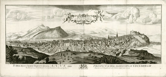 The North Prospect of the City of Edenburgh.