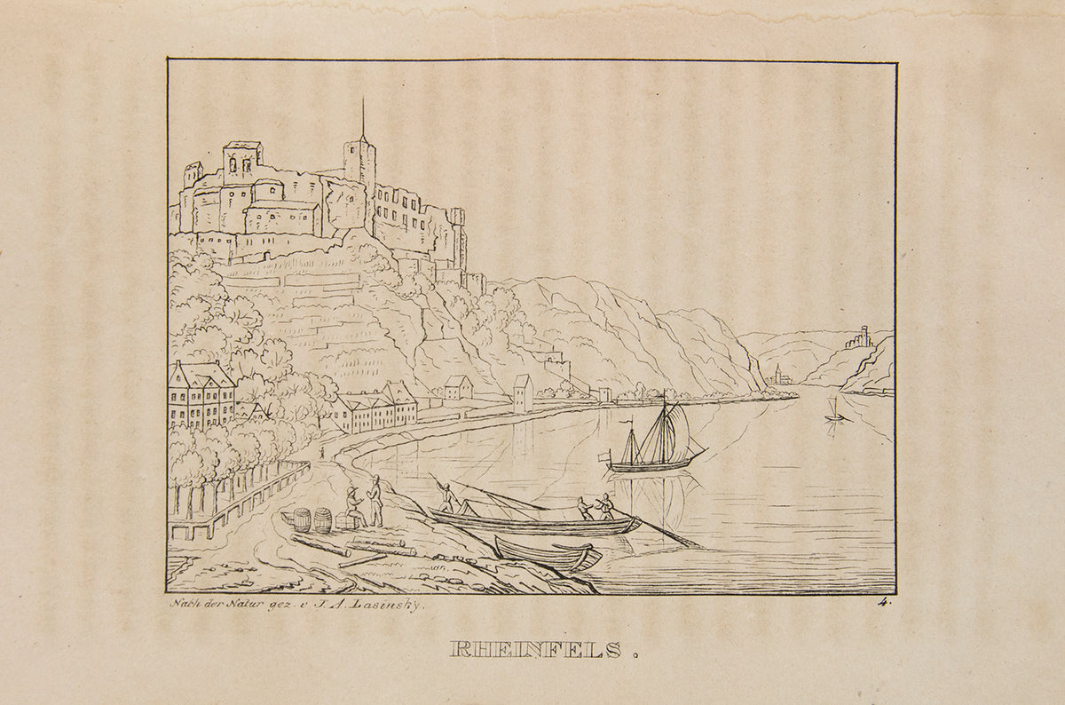 This was the second edition of the "Rheinreise" first written by Prof. J.A.Klein in 1828. Professor Klein had died in 1831.