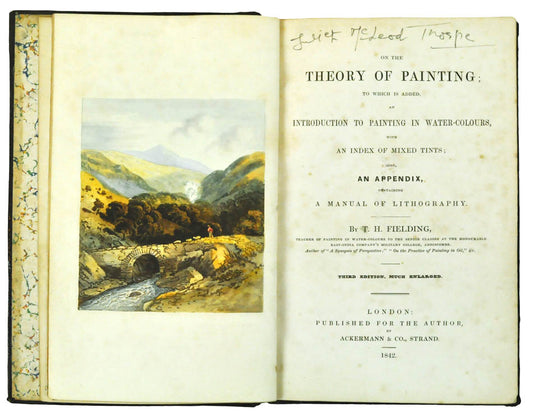 Fieding was a watercolour painter who, in 1826, was appointed teacher of drawing and perspective at the East India Company's Military Seminary, Addiscombe.
