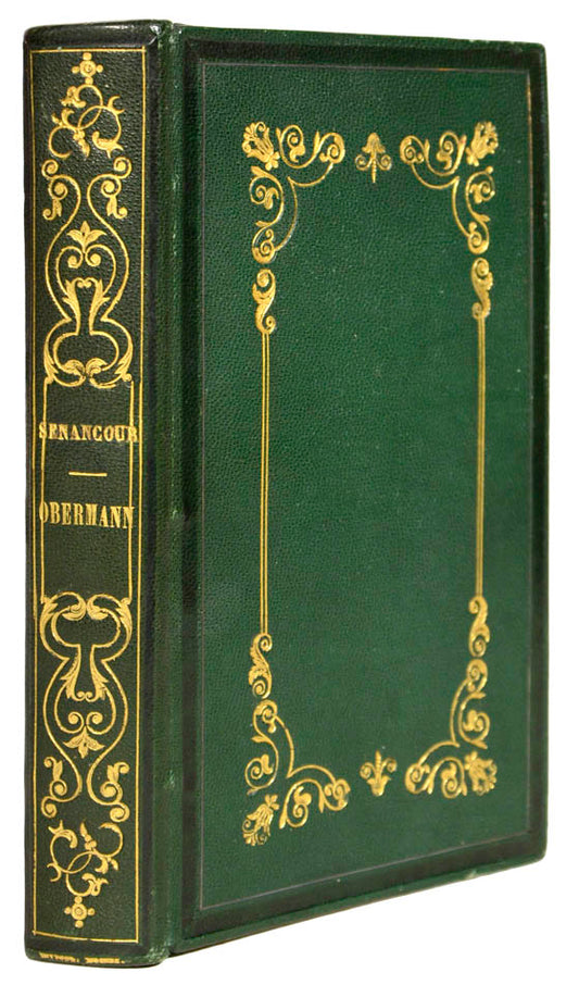 A fine copy of this revised & corrected edition with intro by George Sand, in contemporary green sheep by Khi of Moscow. A work ehcoing that of Rousseau.