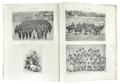 Fine copy of this celebrated work extensively illustrating the russian army at the end of the 19th century. 