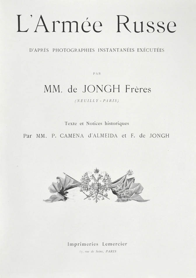 Fine copy of this celebrated work extensively illustrating the russian army at the end of the 19th century. 