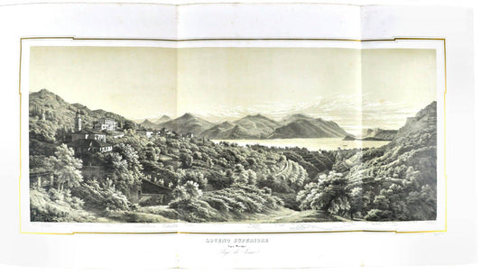 This set of views shows the magnificent country estate of the Mylius family near the village Loveno on Lake Como